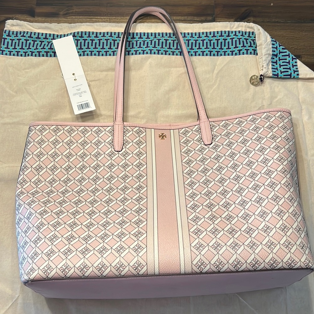 Tory Burch Geo Logo Tote